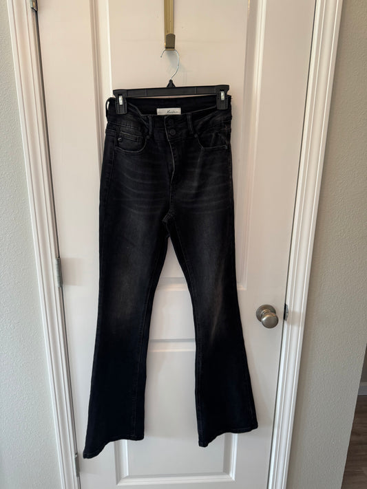 Kancan Black Flare Jeans Size 5/26