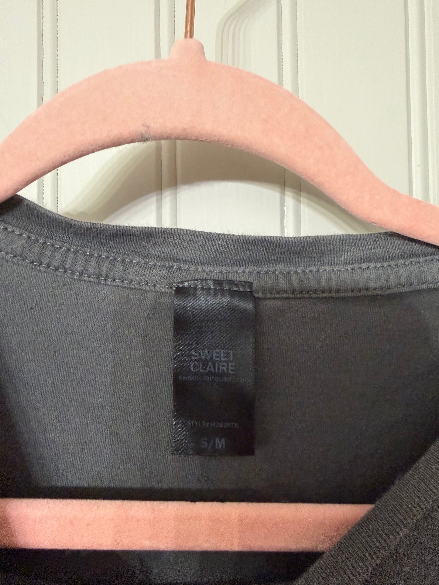 Blonde Graphic Tee Women’s Small/Medium Charcoal Gray