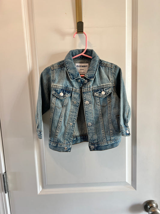 Old Navy Jean Jacket Unisex Baby Size 18-24M