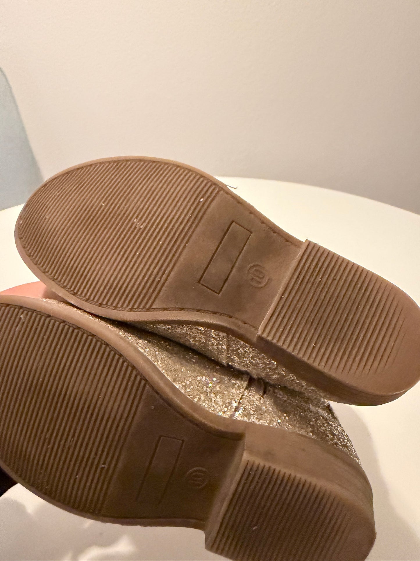 Cat & Jack Glitter Boots Size 10