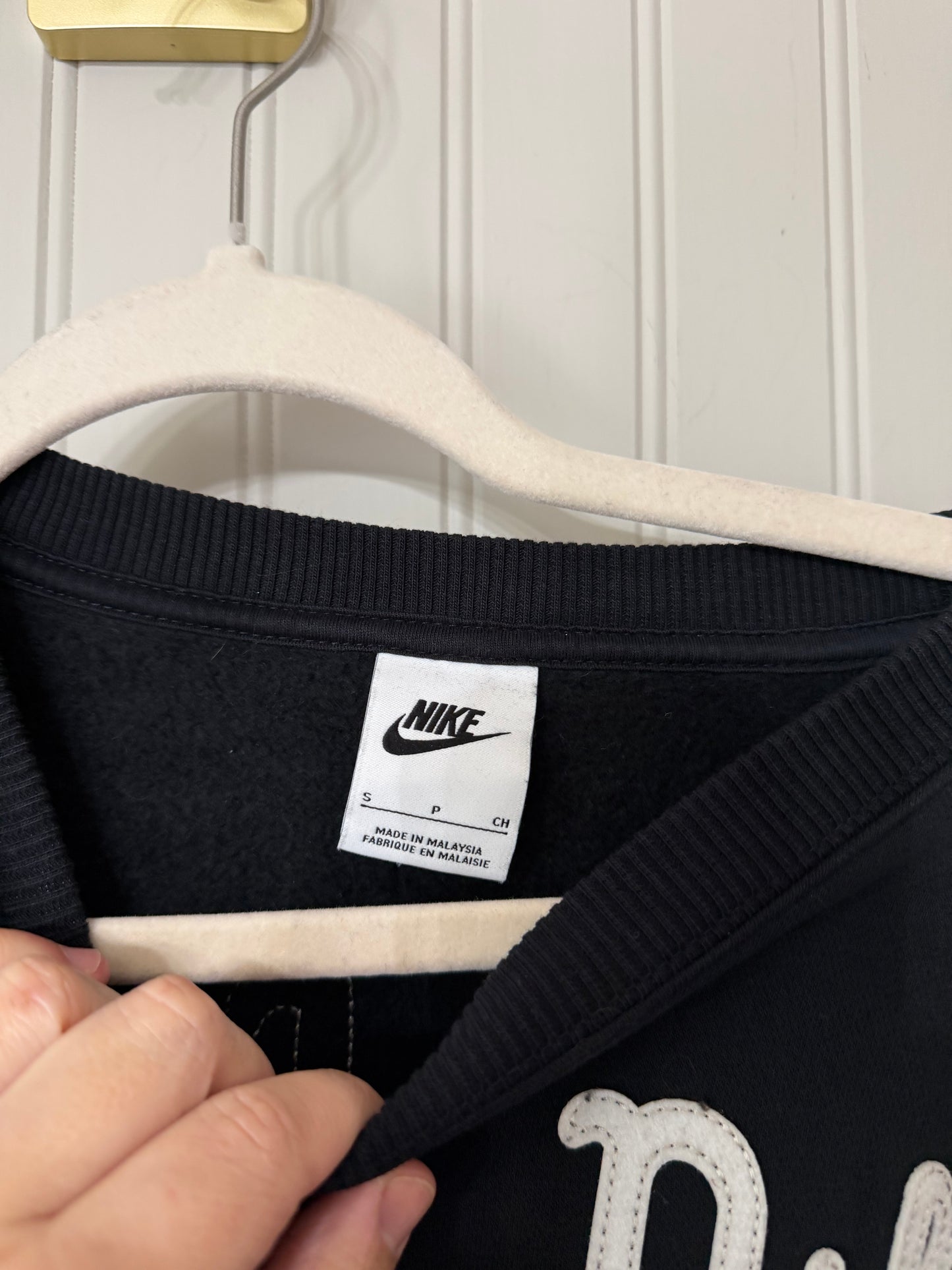 Nike Phoenix Fleece Campus Sweatshirt Women’s Small Navy