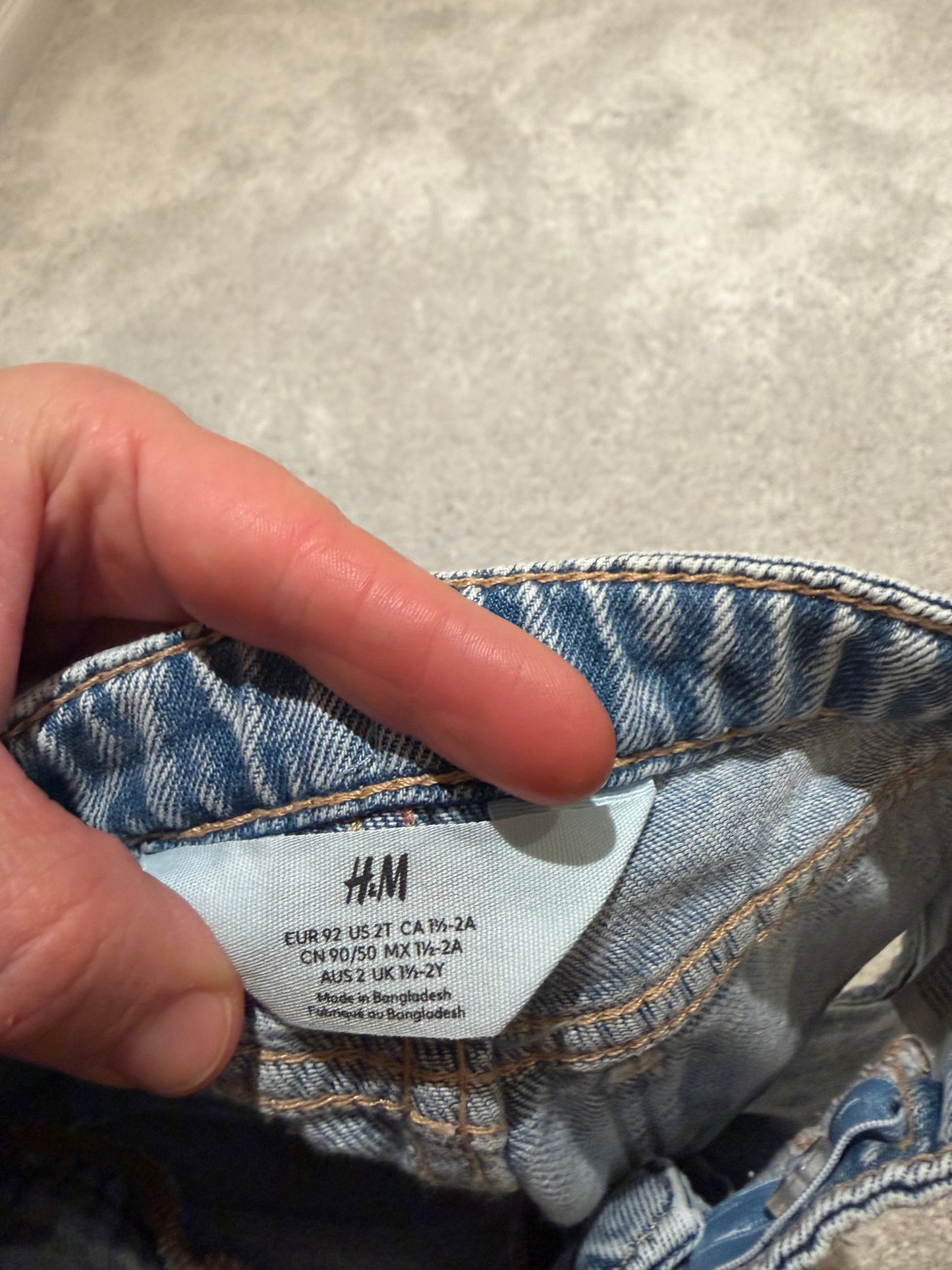 H&M Denim Shorts Toddler Size 2T