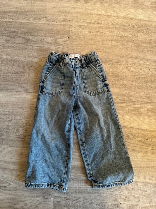 Zara Toddler Girl Jeans Size 4 Years