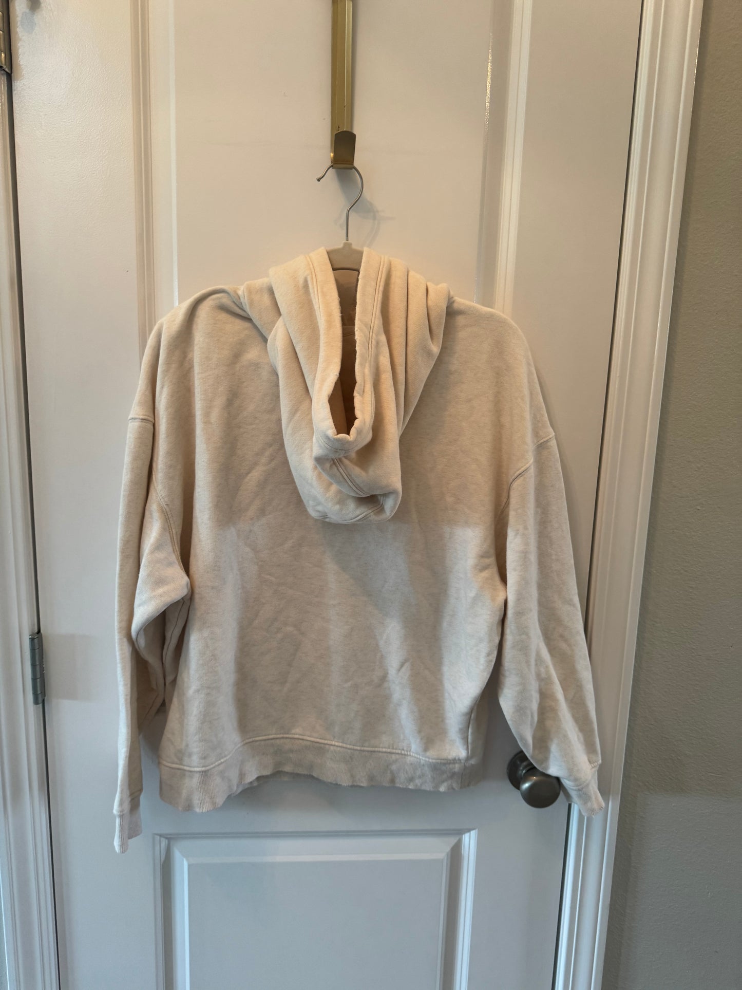 Nuuds Vintage Fleece Hoodie Women’s Small Heather Bone
