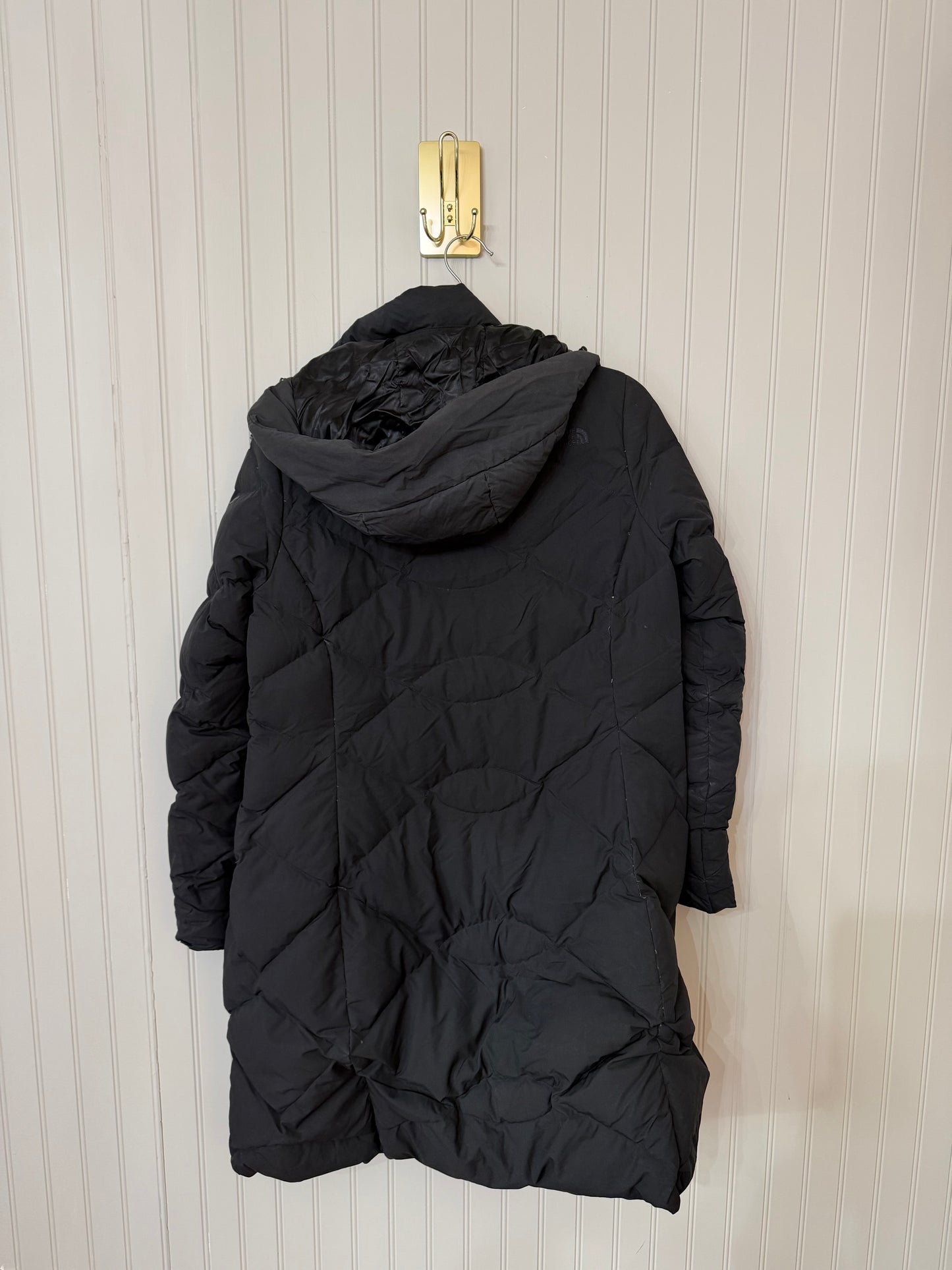 The North Face Miss Metro II Hooded Water Resistant Down Parka Women’s Medium Black