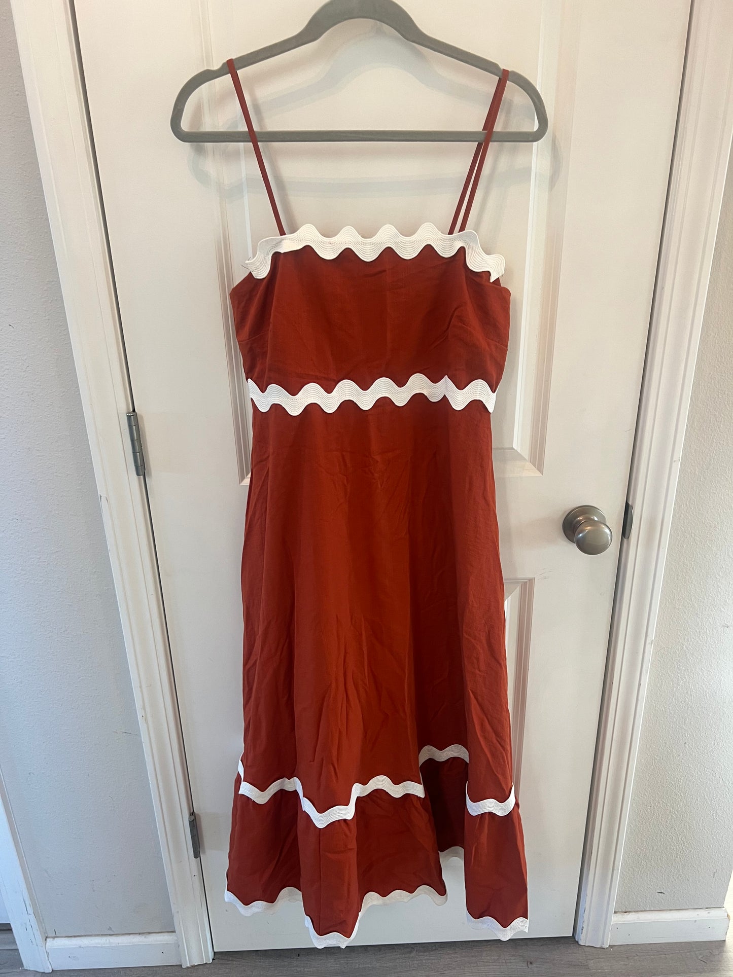 Strappy Wave Summer Dress Women’s Small NWT