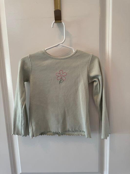 Zara Flower Top Toddler Size 4 Years