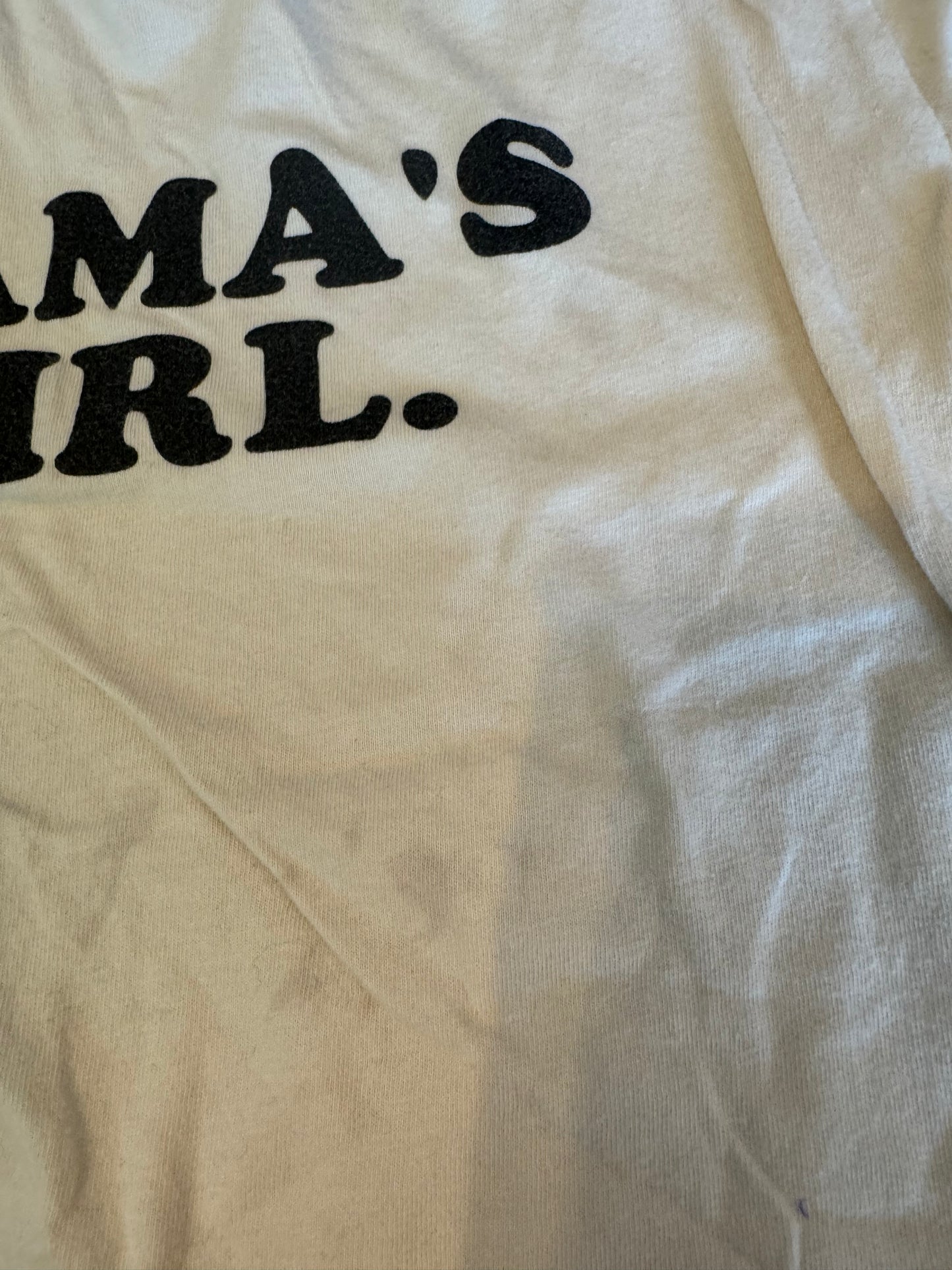 Mamas Girl Tee Size 5T (small stain as shown)