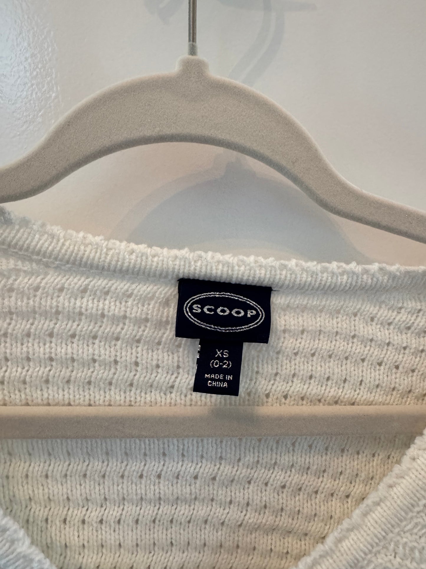 Scoop Cropped Knit Sweater Women’s XS
