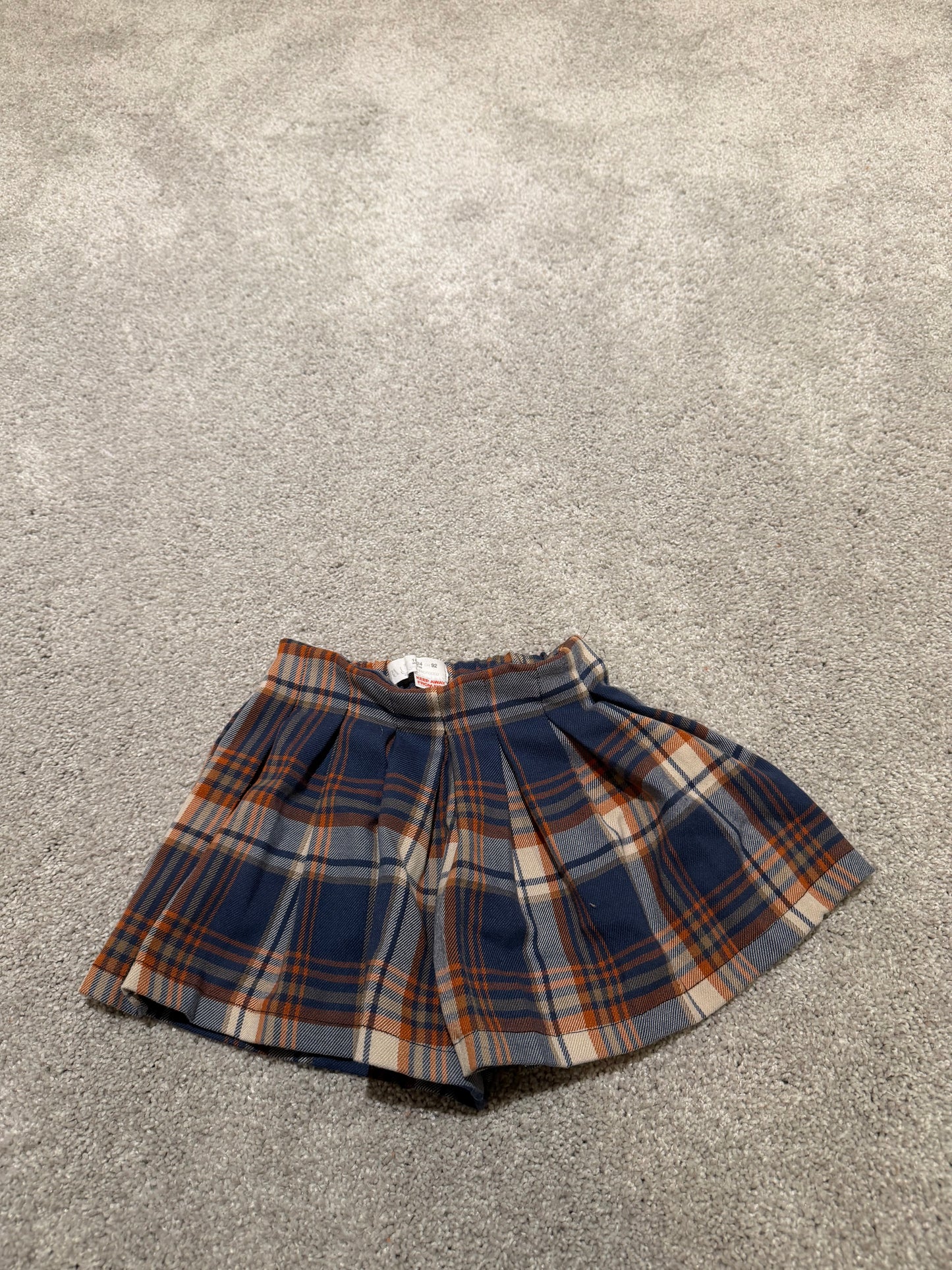 Zara Plaid Skirt Toddler Size 18-24M
