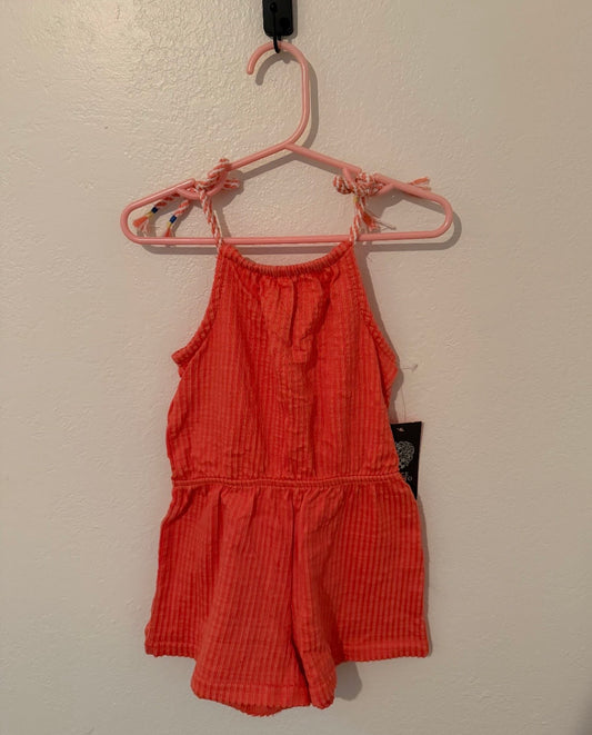 Vince Camuto Terry Romper Toddler Size 4T Coral NWT