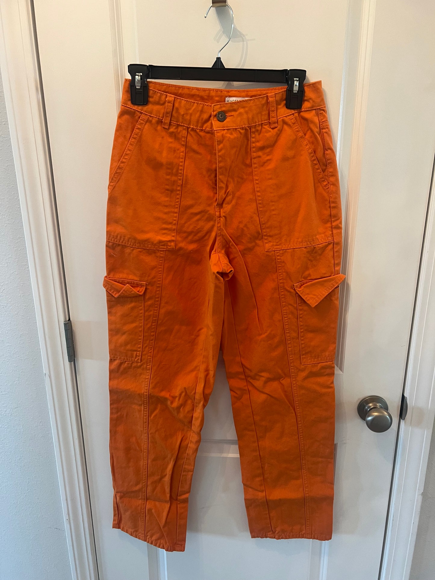 Sincerely Jules Cargo Pants 3/25 Orange