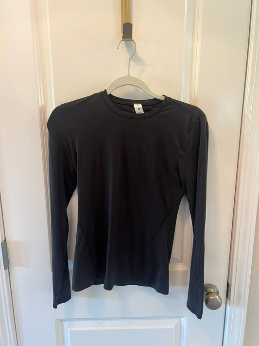 Lululemon Long Sleeve Crewneck Top Women’s Size Medium Black