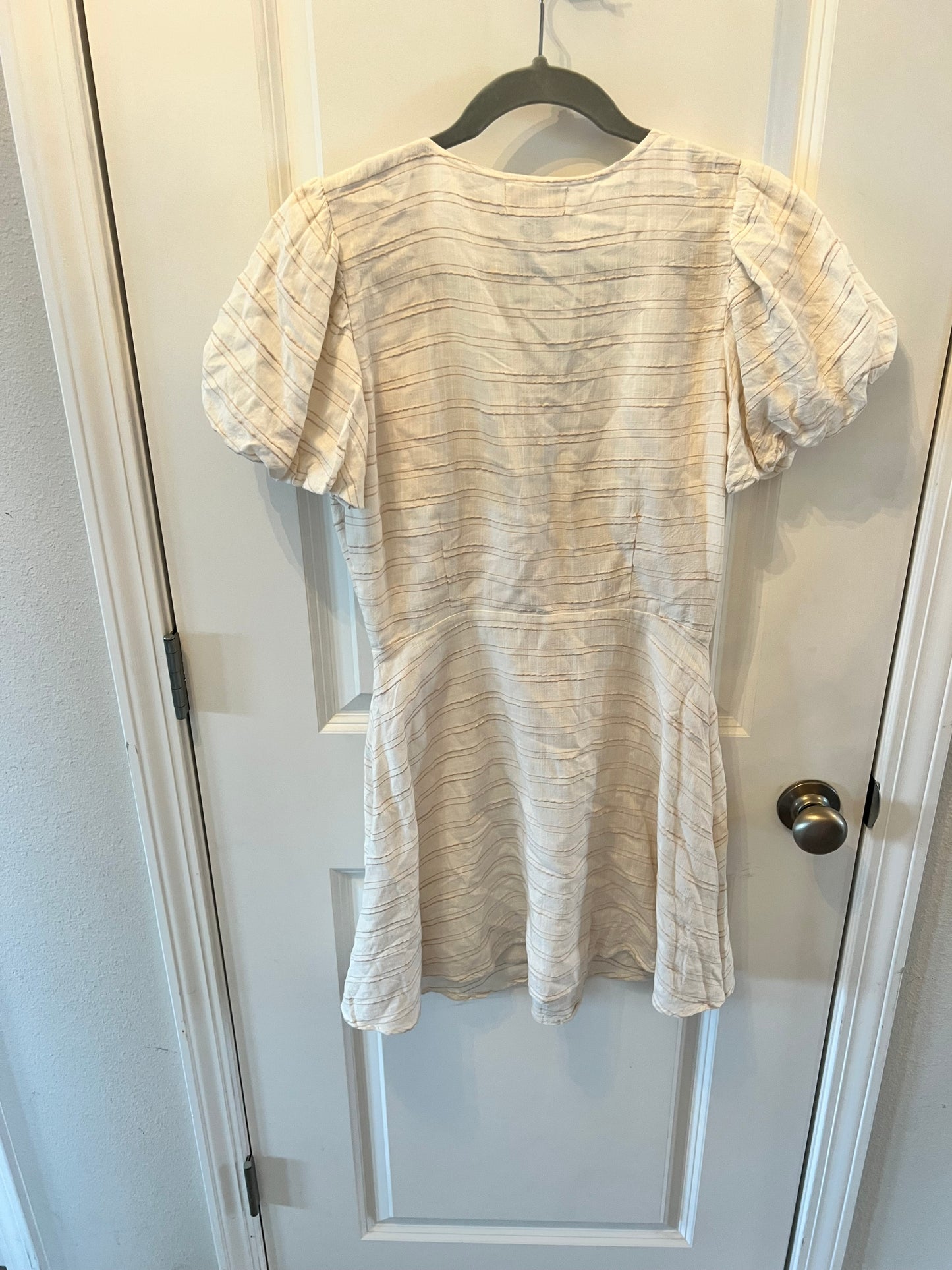 LSpace Short Sleeve Dress Women’s Size Small 4-6 Cream
