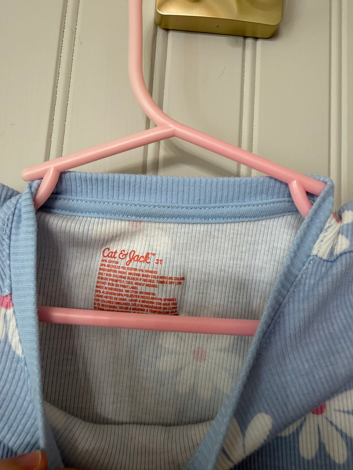 Cat & Jack Floral Top Toddler Size 3 Years