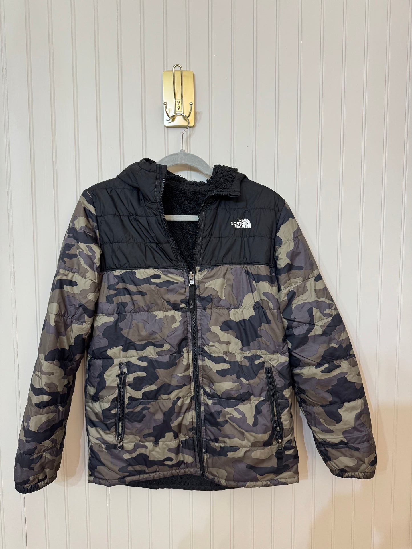 The North Face Reversible Shasta Jacket Youth Size XL 18/20 Camo