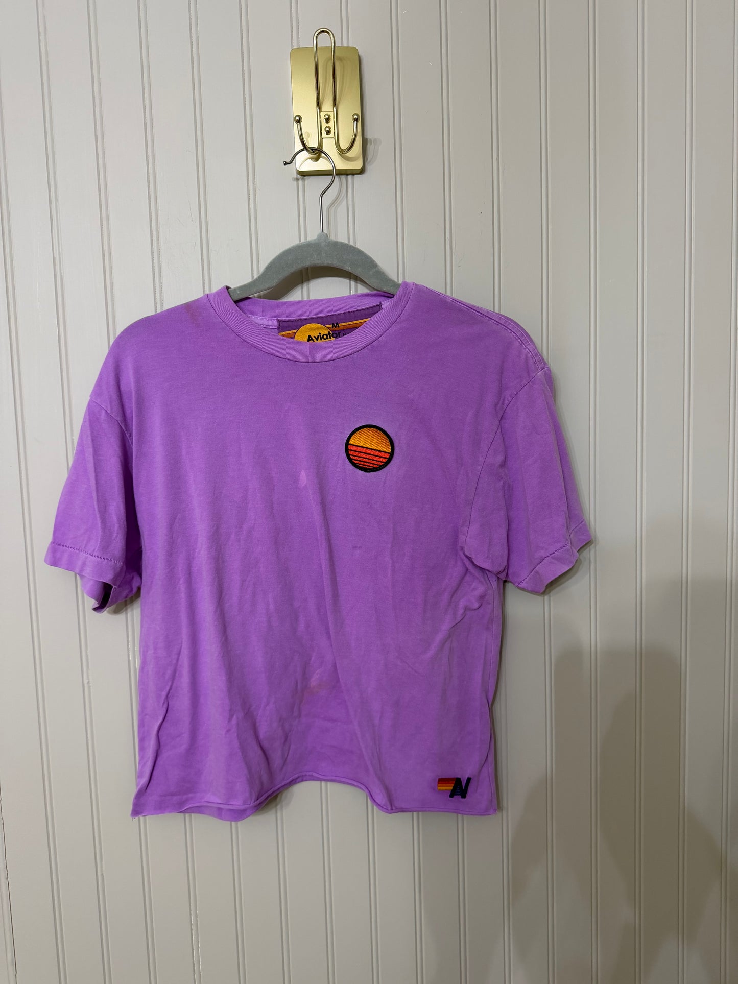 Aviator Nation Sunset Patch Tee Women’s Medium