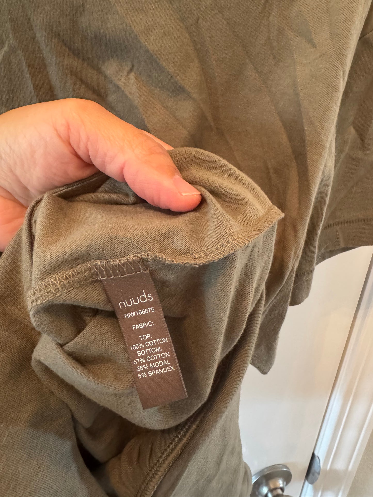 Nuuds Bodysuit Women’s Small Olive