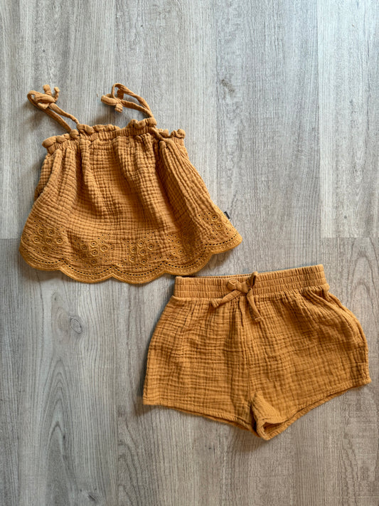 Modern Moments Matching Set Toddler Girl Size 3T Mustard