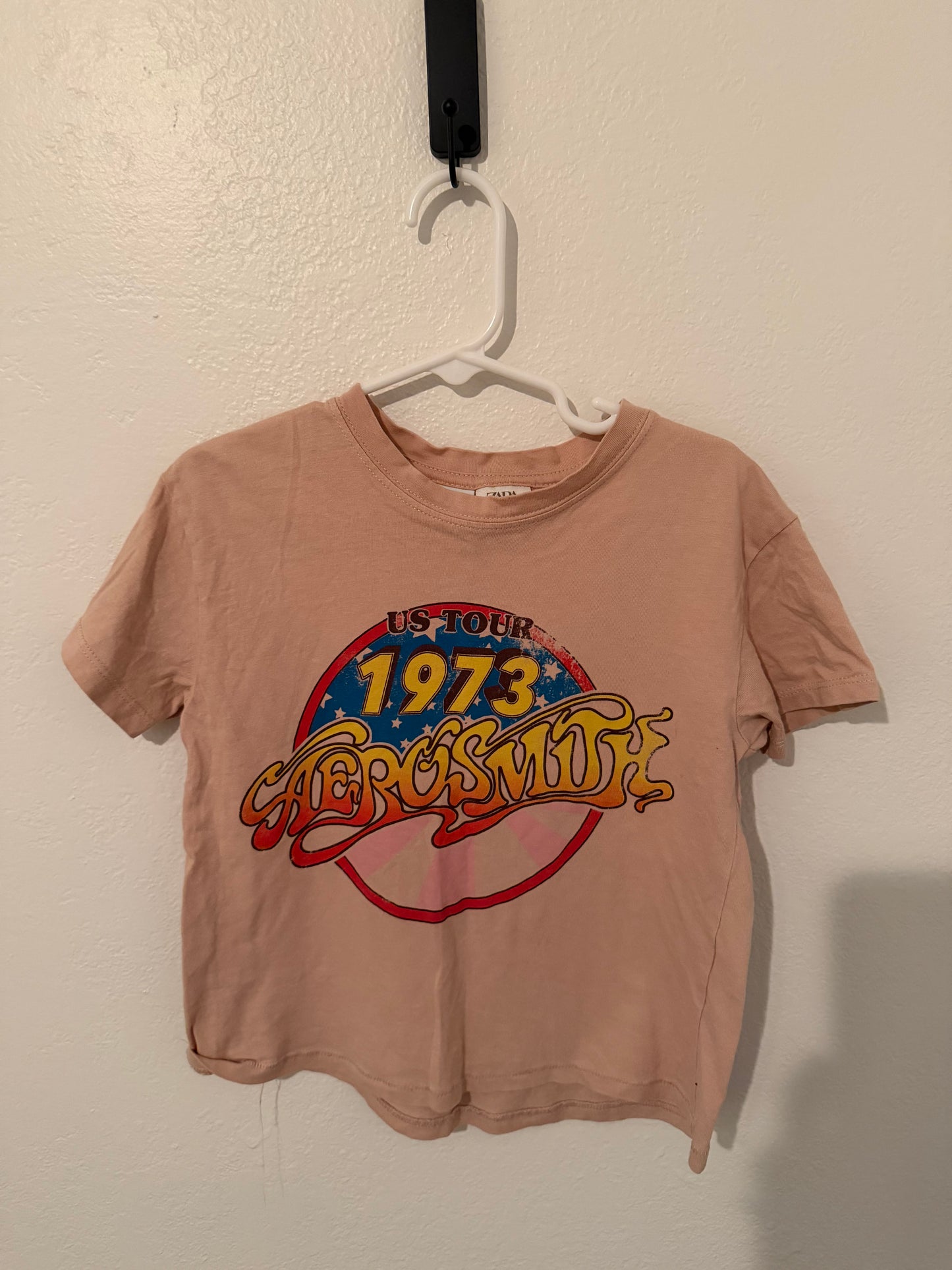Zara Aerosmith Band Tee Girl’s Size 5