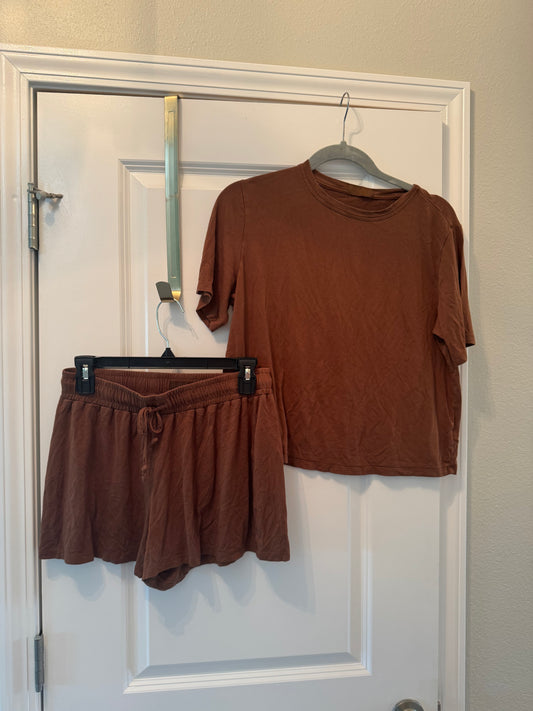 Nuuds Pajama Short Set Women’s Small