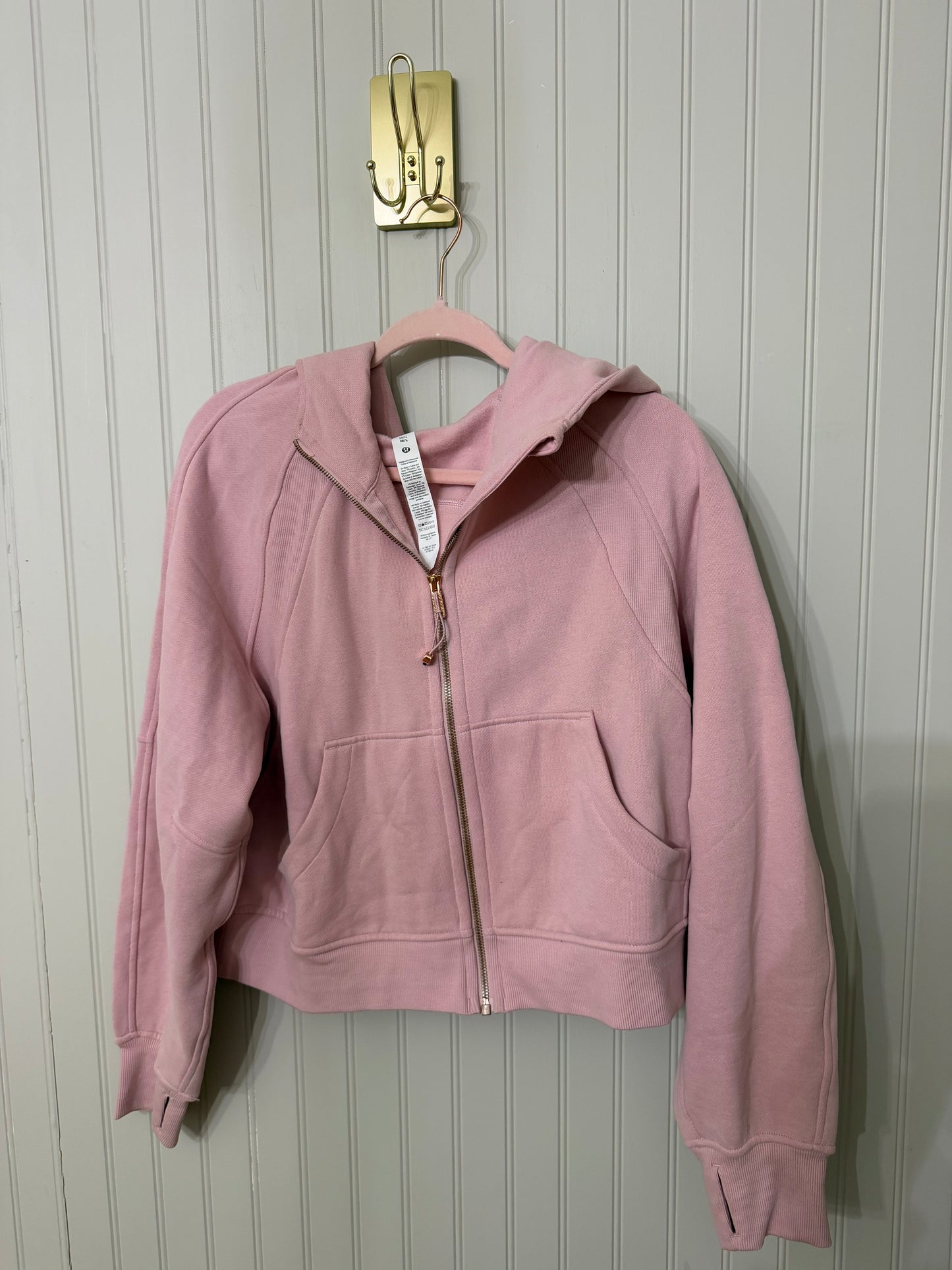 Lululemon Scuba Hooded Jacket Women’s Size M/L Pink