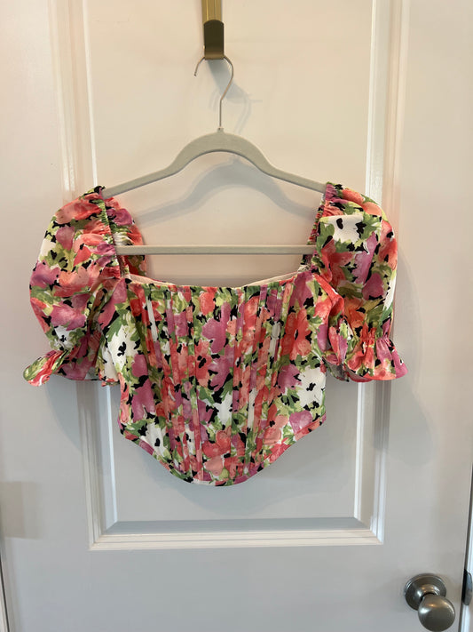 Revolve More To Come Loraine Floral Top Size XXS Pink