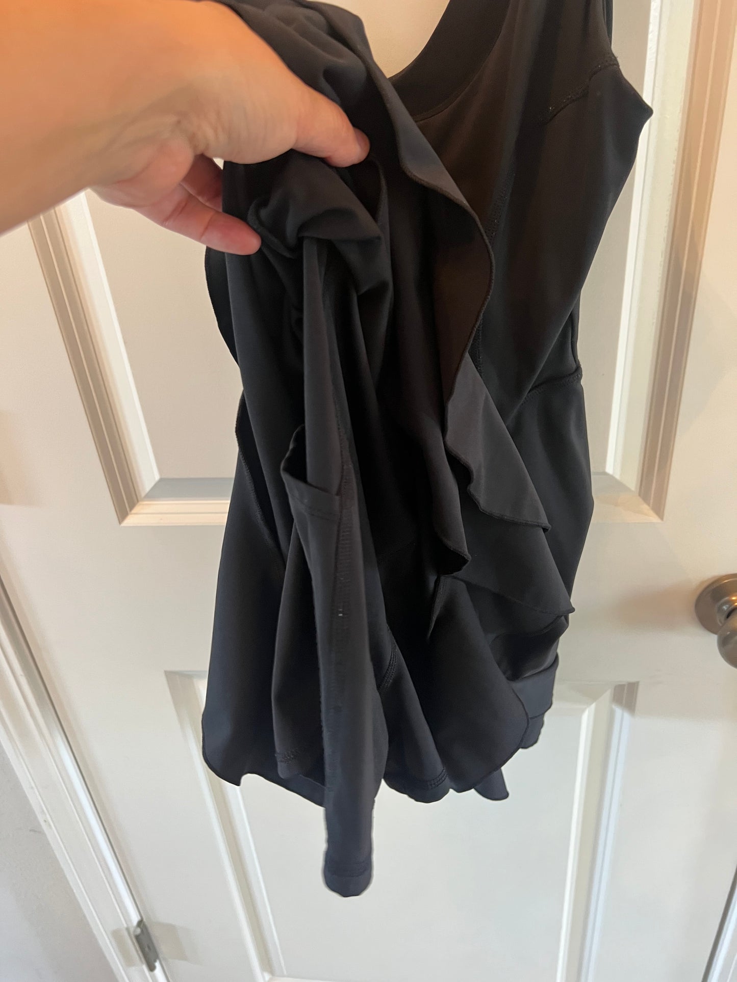 JoyLab Athletic Sleeveless Dress w Built In Shorts Women’s Size Large 12-14 Black