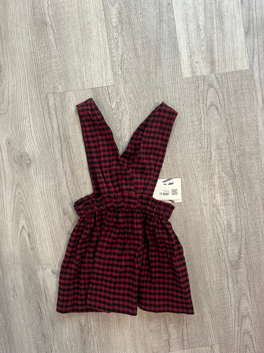 Zara Plaid Dress Baby Girl Size 18-24M NWT