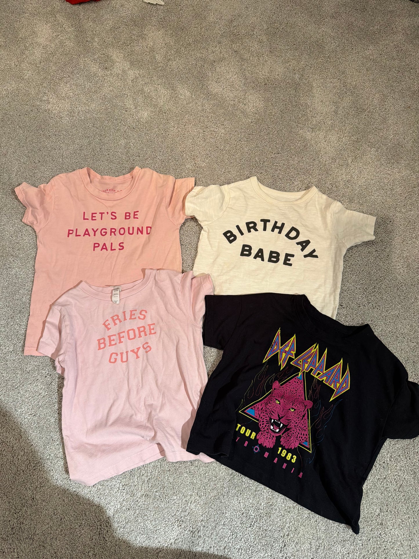 Bundle of Tees Toddler Size 3T