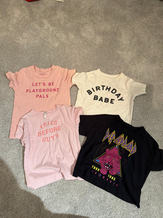 Bundle of Tees Toddler Size 3T