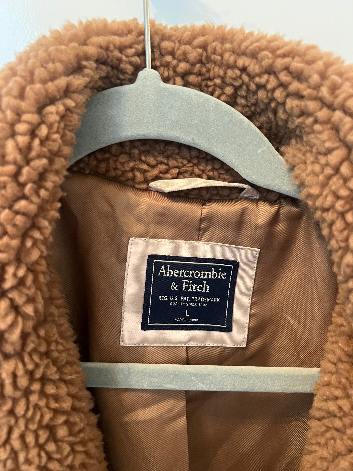 Abercrombie & Fitch Teddy Coat Size Large