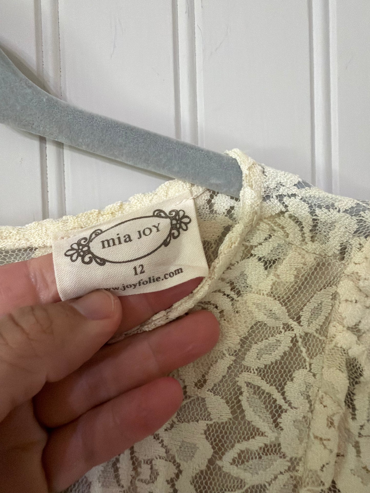 Mia Joy Lace Dress Girl’s Size 12