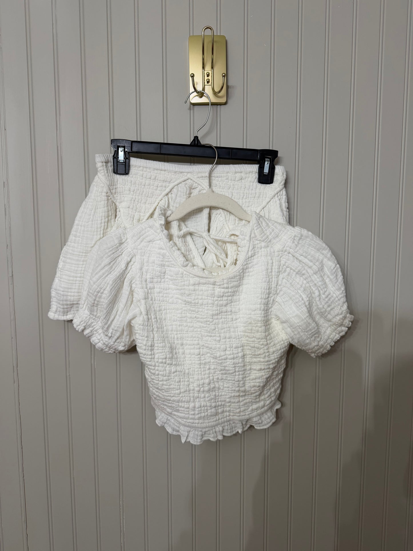 Free People Matching Set Women’s XS White