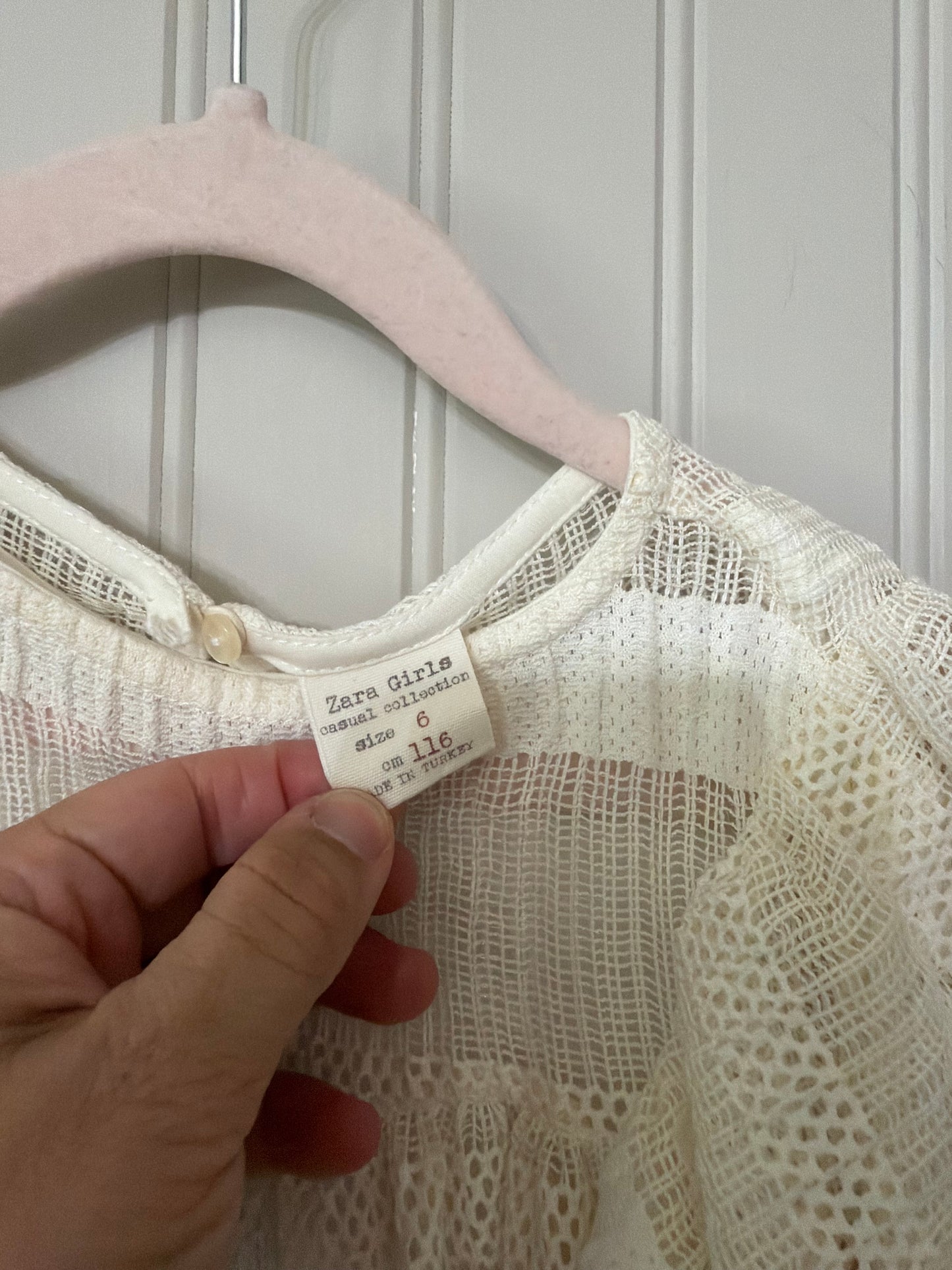 Zara Ruffle Top Girl’s Size 6