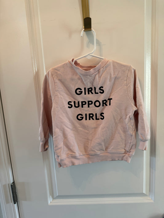 Girls support girls size 2/3 years