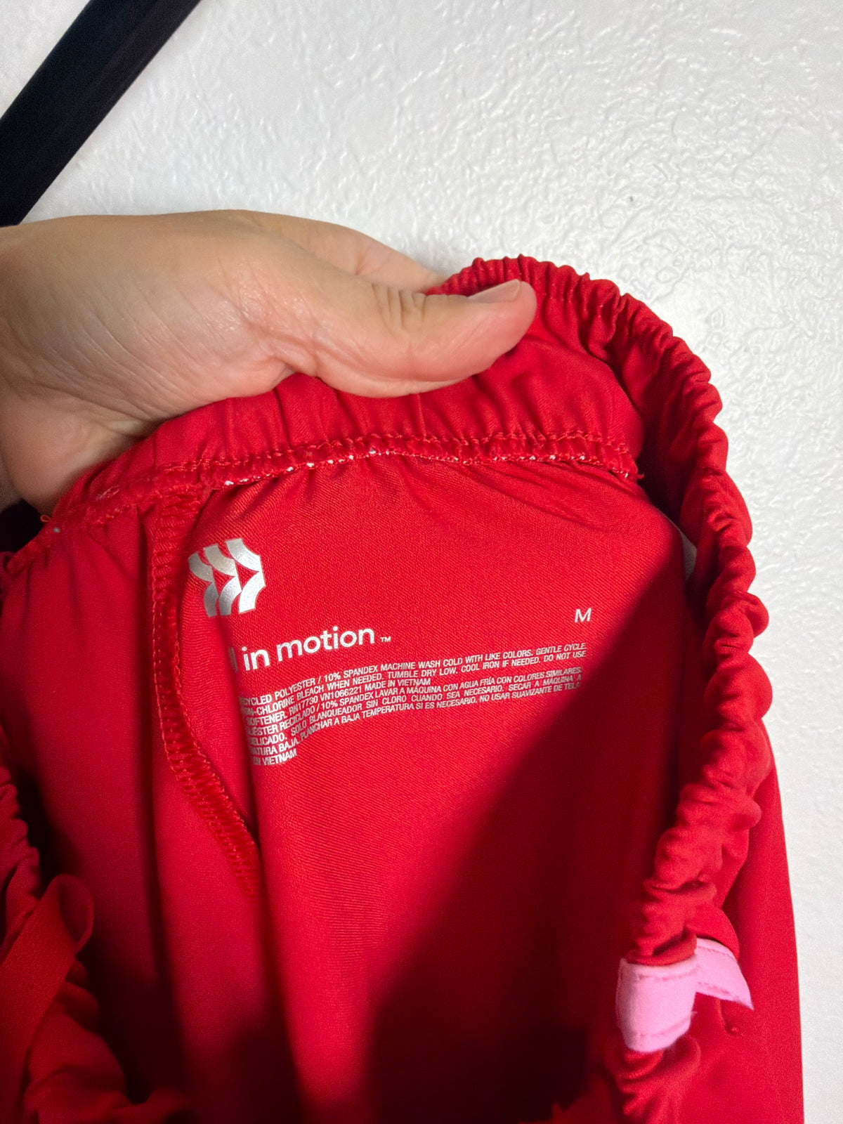 All in Motion Red Pants Size Medium