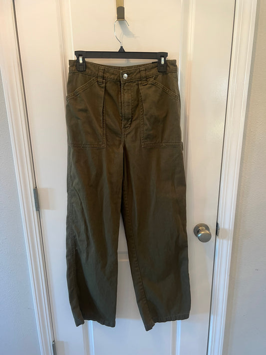 H&M Cargo Pants Women’s Size 6 Olive Green