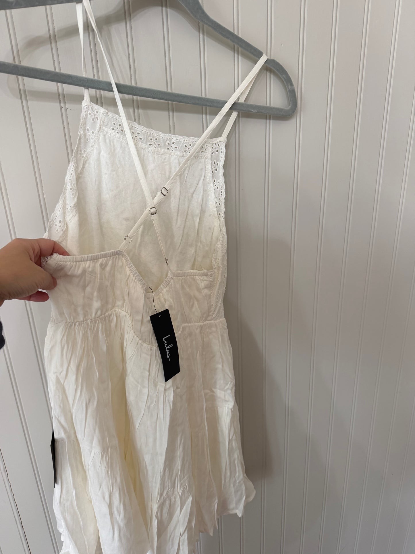Lulu’s Imagination Eyelet Lace Mini Dress Women’s XS NWT