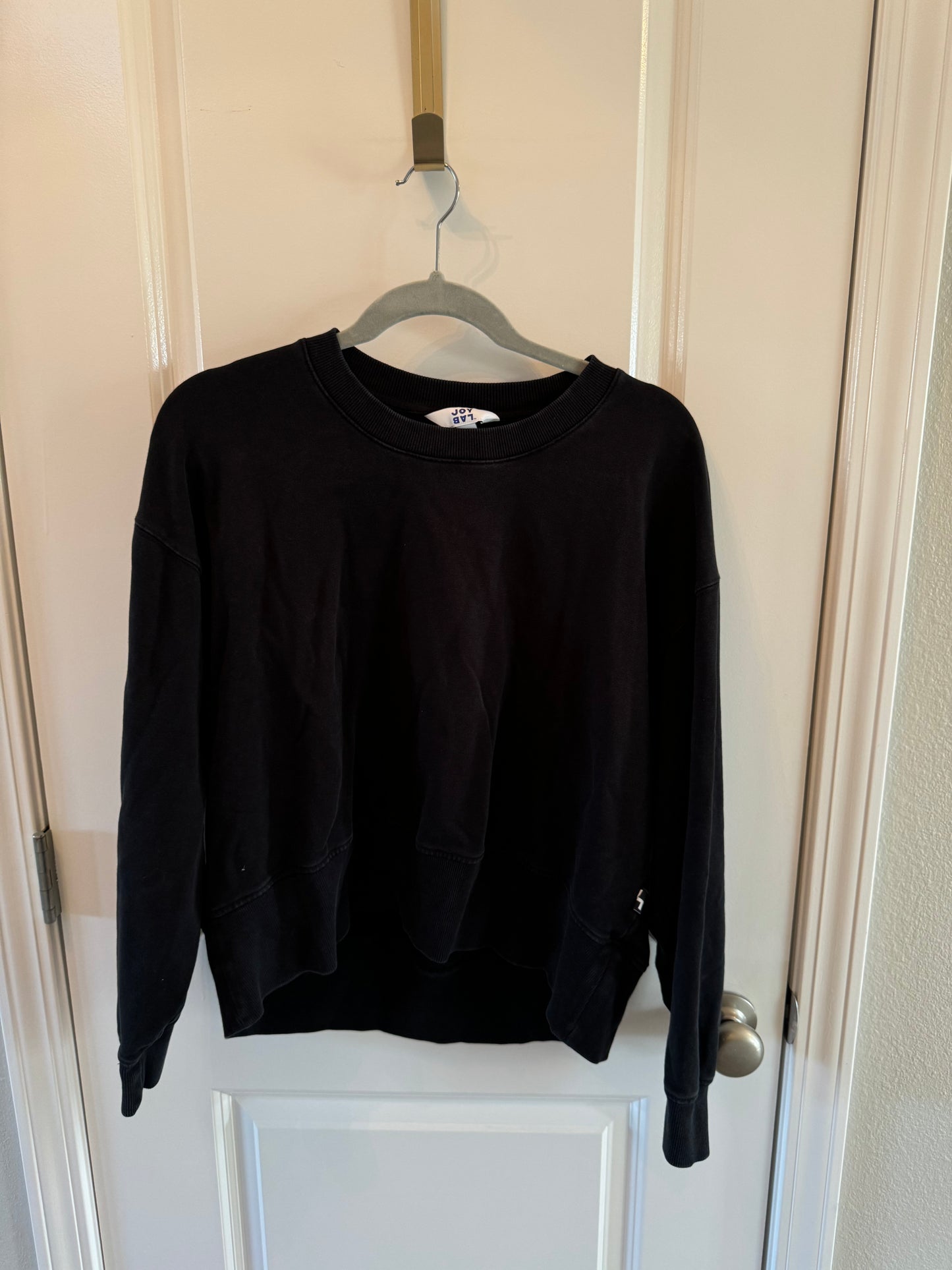 JoyLab Crewneck Sweatshirt Women’s Size Large Black