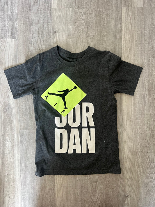 Jordan Graphic Tee Youth Boys Size Medium Gray