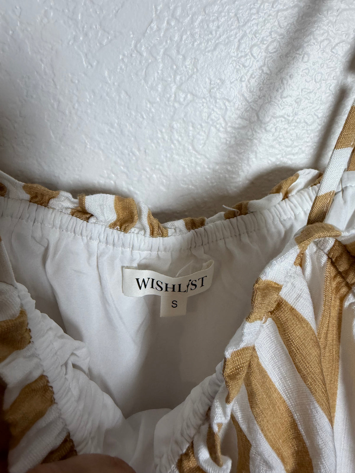 Wishlist Yellow Stripe Dress Size Small