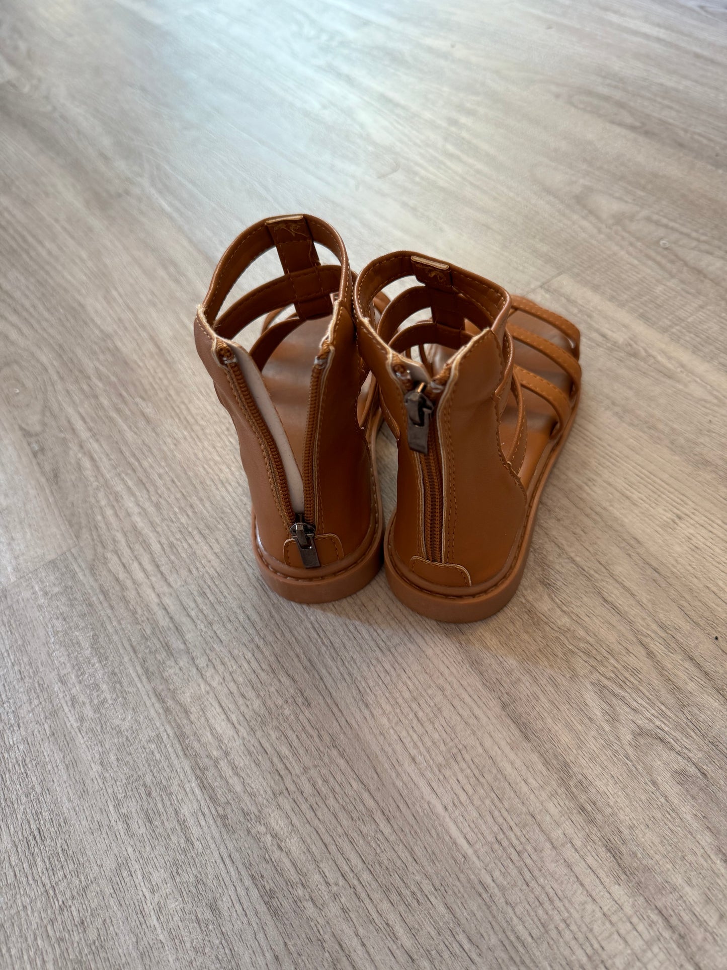 Gladiator Sandals Toddler Girl Size 11.5 Tan