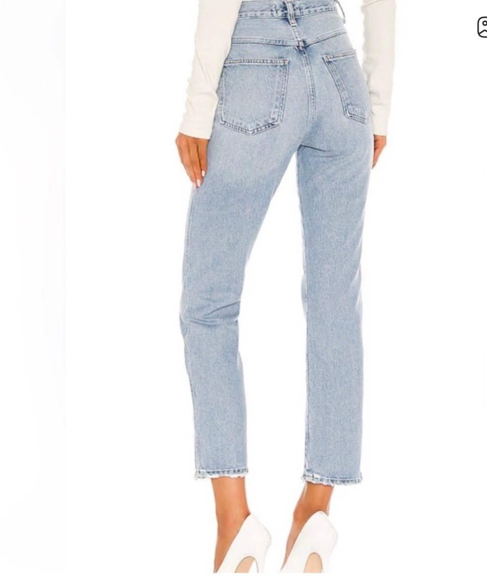 Agolde Pinch Waist High Rise Kick Jeans Women’s Size 23 NWT