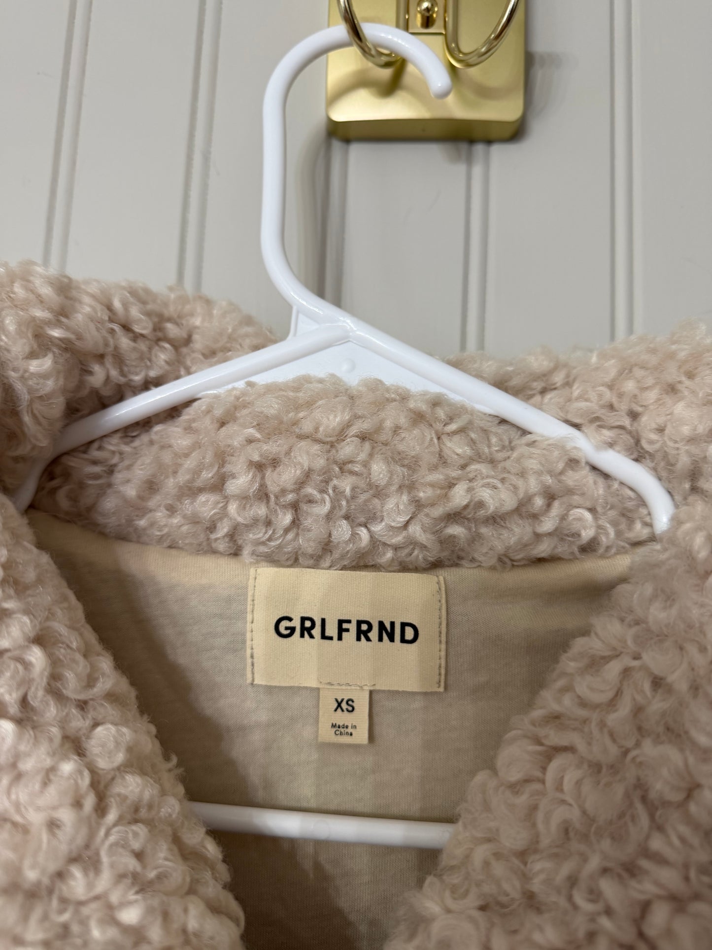 Revolve GRLFRND The Winter Sherpa Popover Women’s XS