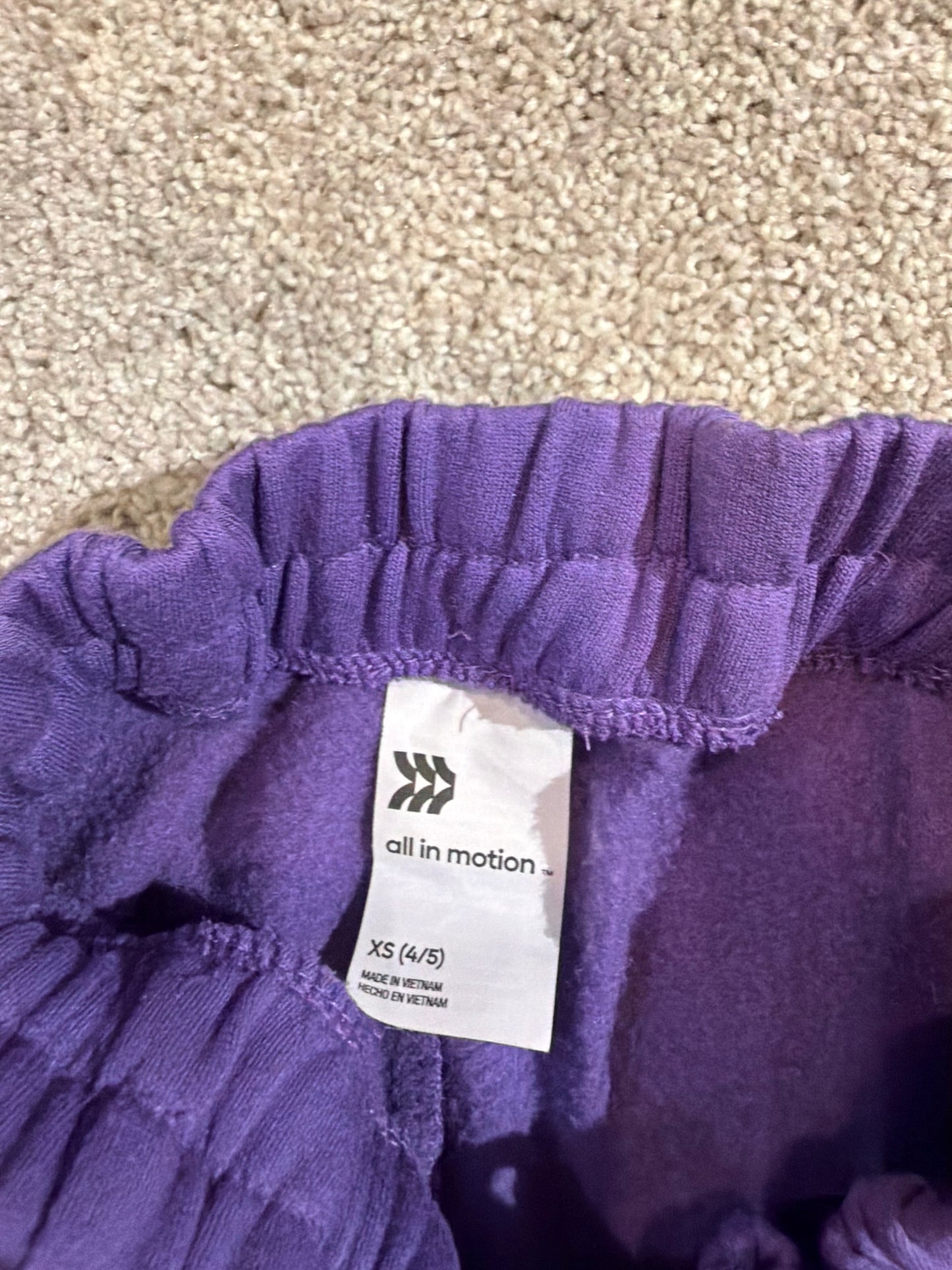All in Motion Outfit Size 4/5