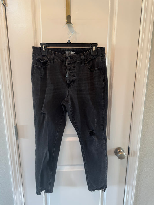 Time & Tru High Rise Skinny Jeans Women’s Size 10 Black