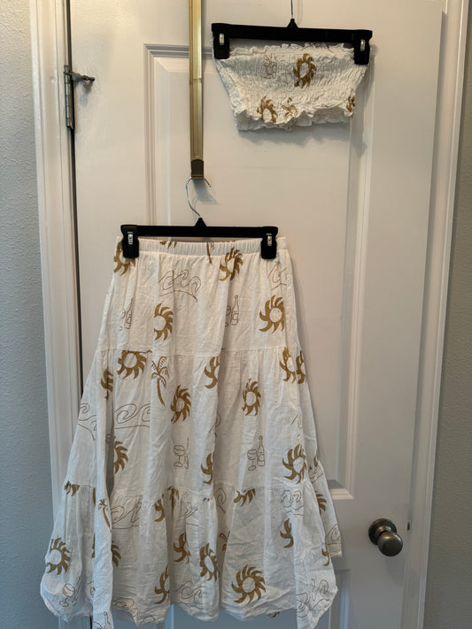 Petal + Pup Matching Set Women’s XS White