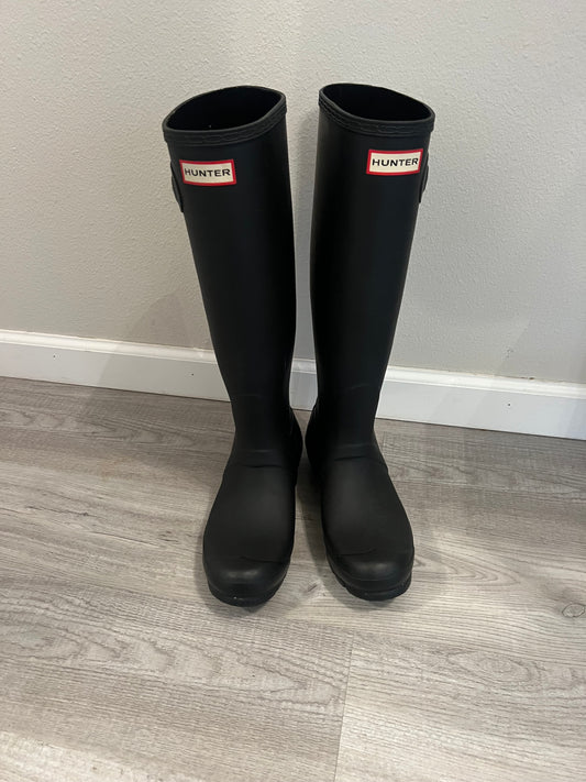 Hunter Rain Boots Women’s Size 8 Black