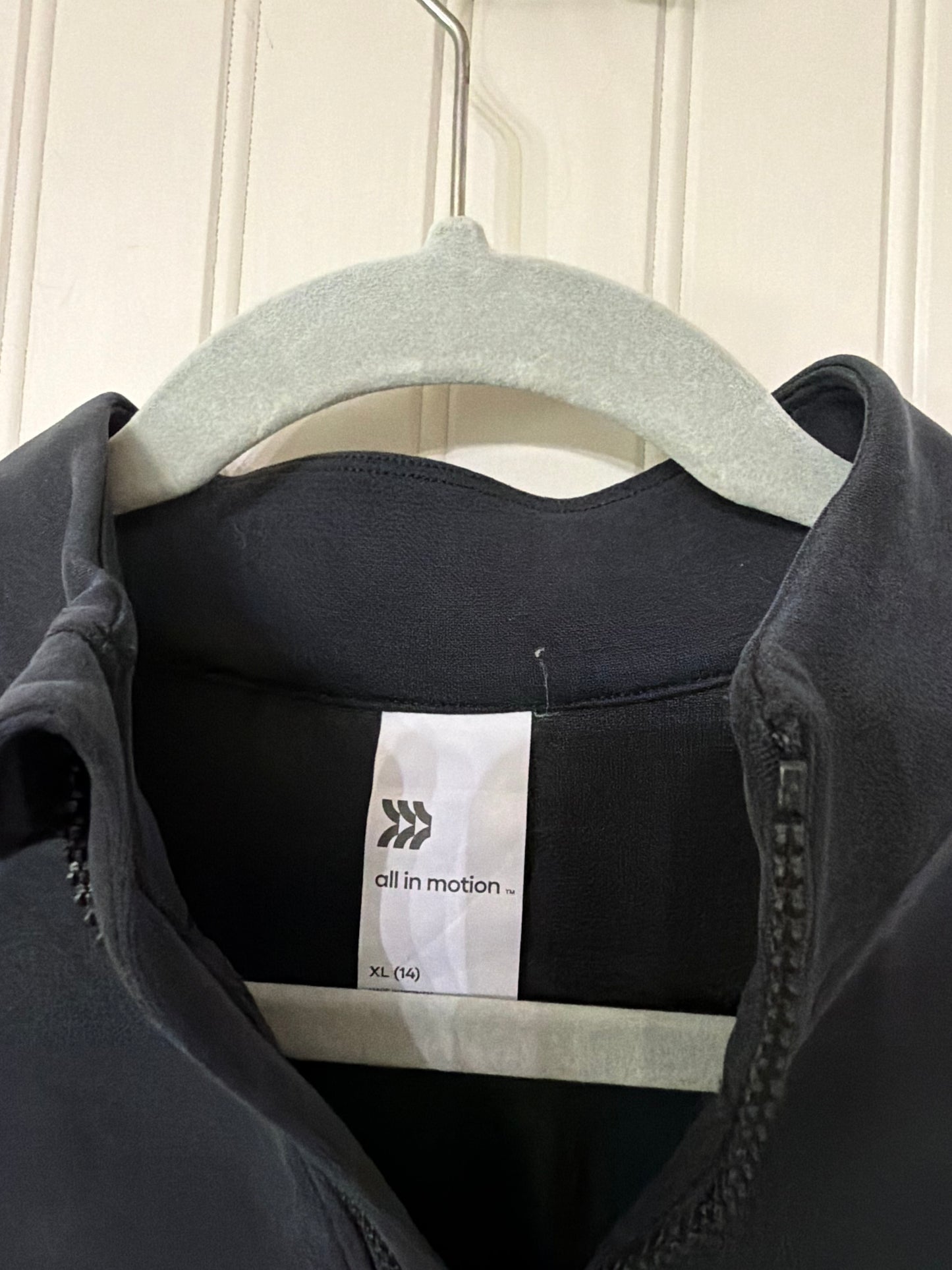 All in Motion 1/2 Zip Girl’s Size XL (14) Black